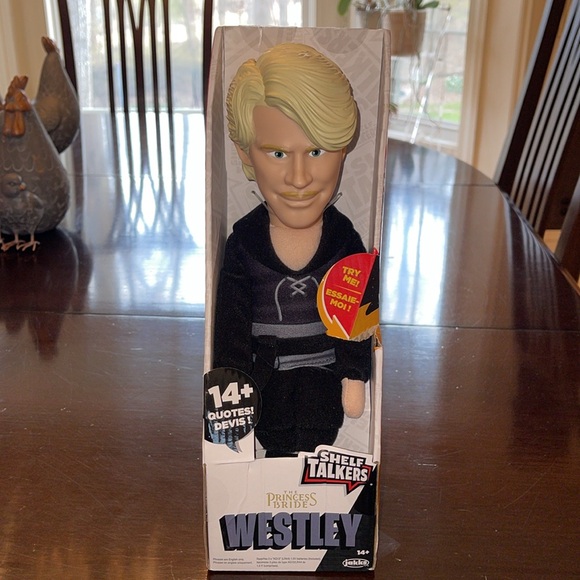 The Princess bride talking Westley shelf talker working NWT - Picture 3 of 9